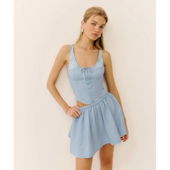 NWT Reformation Evy Co-Ord - adorable linen set - Picture 4 of 10